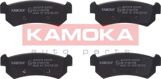 Kamoka JQ1013778 - Тормозные колодки, дисковые, комплект parts5.com