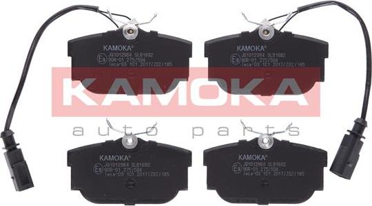 Kamoka JQ1012964 - Тормозные колодки, дисковые, комплект parts5.com