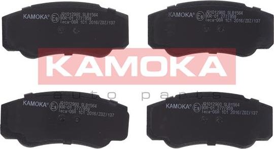 Kamoka JQ1012960 - Тормозные колодки, дисковые, комплект parts5.com