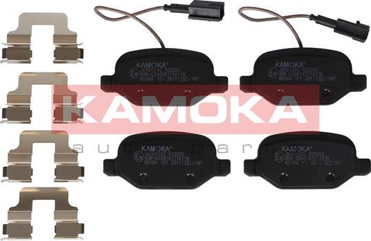 Kamoka JQ101242 - Тормозные колодки, дисковые, комплект parts5.com