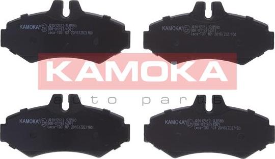 Kamoka JQ1012612 - Тормозные колодки, дисковые, комплект parts5.com