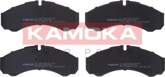 Kamoka JQ1012630 - Тормозные колодки, дисковые, комплект parts5.com