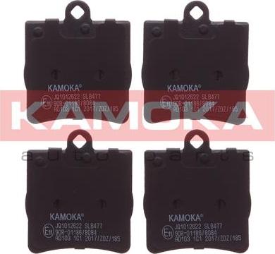 Kamoka JQ1012622 - Тормозные колодки, дисковые, комплект parts5.com