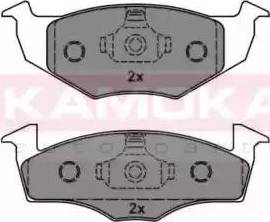 Kamoka JQ1012202 - Тормозные колодки, дисковые, комплект parts5.com