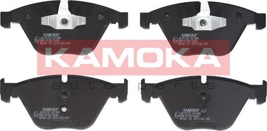 Kamoka JQ101222 - Тормозные колодки, дисковые, комплект parts5.com