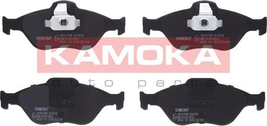 Kamoka JQ1012788 - Тормозные колодки, дисковые, комплект parts5.com