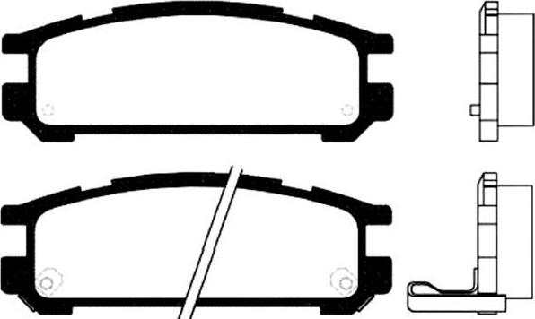 AISIN SN796P - Тормозные колодки, дисковые, комплект parts5.com