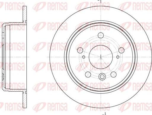 Brembo 08.5625.21 - Тормозной диск parts5.com