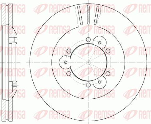 Blue Print ADZ94311 - Тормозной диск parts5.com