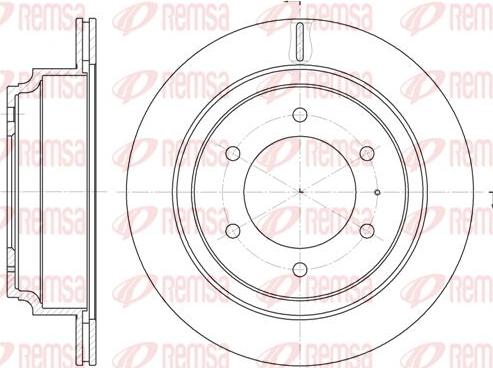 Ferodo DDF695 - Тормозной диск parts5.com