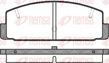 INTERBRAKE PD3104 - Тормозные колодки, дисковые, комплект parts5.com