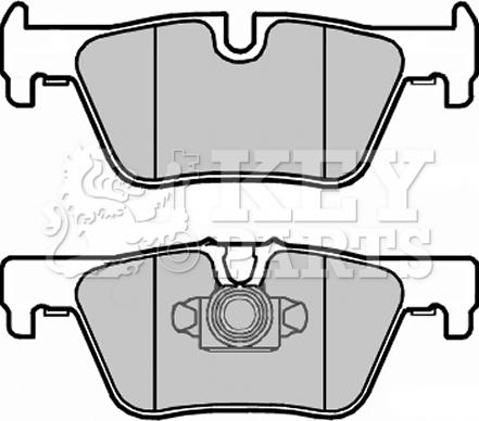 BMW 34212464312 - Тормозные колодки, дисковые, комплект parts5.com