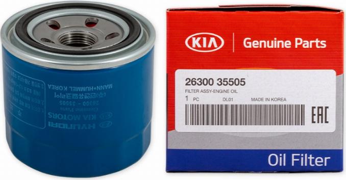 KIA S2630035505 - Filtro de aceite parts5.com