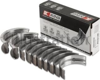 King MB5519AM - Комплект подшипников коленчатого вала parts5.com