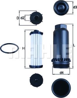 KNECHT HX 151KIT - Гидрофильтр, автоматическая коробка передач parts5.com