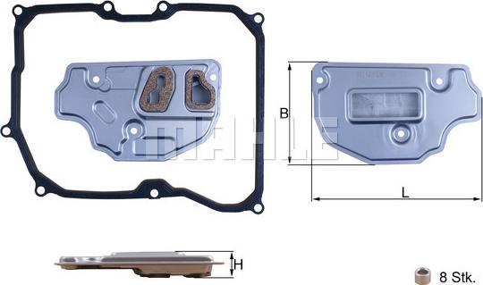 KNECHT HX 256D - Гидрофильтр, автоматическая коробка передач parts5.com