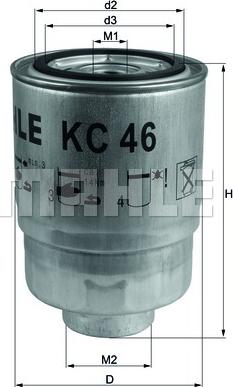 KNECHT KC 46 - Топливный фильтр parts5.com