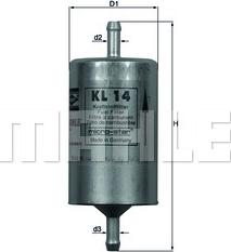 KNECHT KL 14 - Топливный фильтр parts5.com