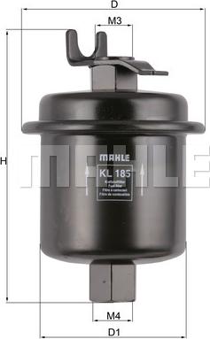 KNECHT KL 185 - Топливный фильтр parts5.com