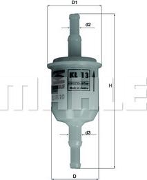 KNECHT KL 13 OF - Топливный фильтр parts5.com