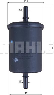 KNECHT KL 248 - Fuel filter parts5.com