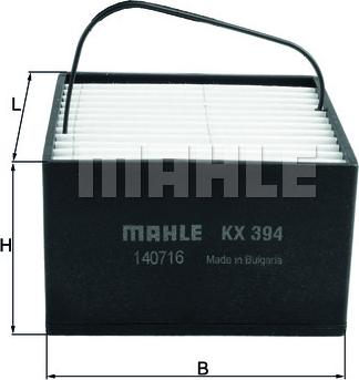 KNECHT KX 394 - Топливный фильтр parts5.com