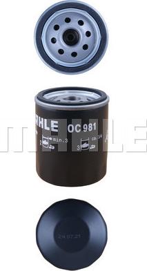 KNECHT OC 981 - Oil Filter parts5.com