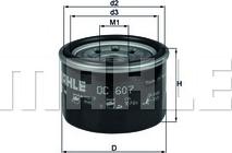 KNECHT OC 607 - Масляный фильтр parts5.com