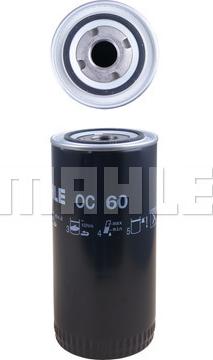 KNECHT OC 60 - Oil Filter parts5.com