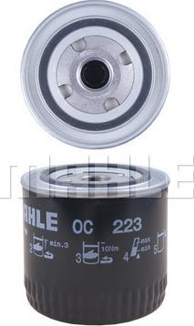 KNECHT OC 223 - Oil Filter parts5.com