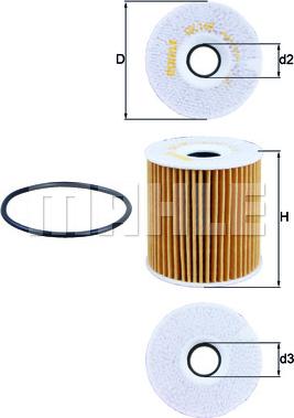 KNECHT OX 149D - Масляный фильтр parts5.com