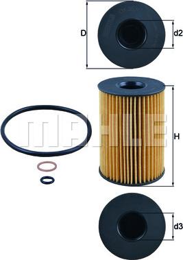 KNECHT OX 353/7D - Масляный фильтр parts5.com