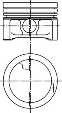 Kolbenschmidt 99455600 - Поршень parts5.com