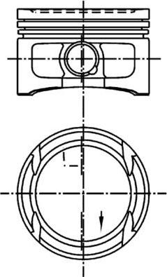 Kolbenschmidt 99562600 - Поршень parts5.com