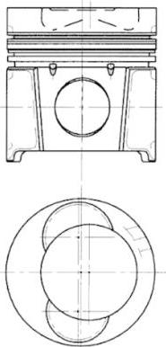 Kolbenschmidt 99339600 - Поршень parts5.com