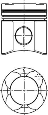 Kolbenschmidt 99330600 - Поршень parts5.com