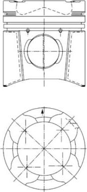 Kolbenschmidt 94846600 - Поршень parts5.com