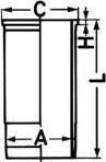 Kolbenschmidt 89869110 - Гильза цилиндра parts5.com