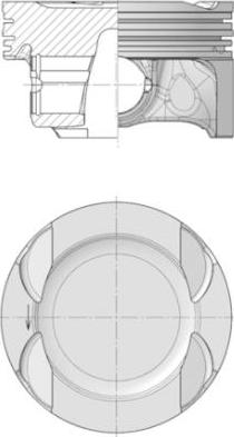 Kolbenschmidt 40631600 - Поршень parts5.com