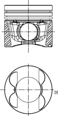 Kolbenschmidt 40809610 - Поршень parts5.com