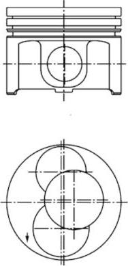 Kolbenschmidt 40093700 - Поршень parts5.com