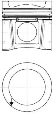 Kolbenschmidt 94931600 - Поршень parts5.com