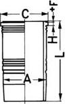 Kolbenschmidt 89186110 - Гильза цилиндра parts5.com