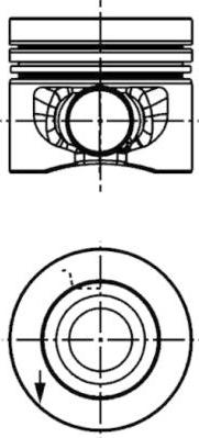 Kolbenschmidt 40353620 - Поршень parts5.com