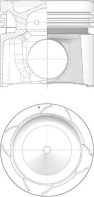 Kolbenschmidt 40393601 - Поршень parts5.com