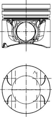 Kolbenschmidt 40262600 - Поршень parts5.com