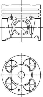 Kolbenschmidt 41287600 - Поршень parts5.com