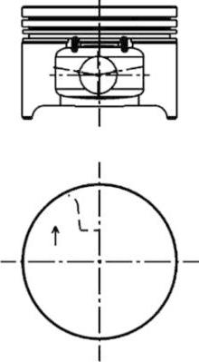 Kolbenschmidt 40277620 - Поршень parts5.com