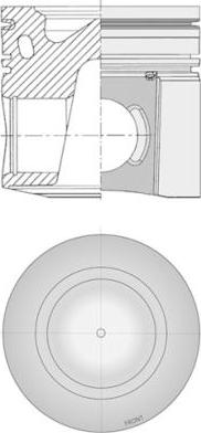 Kolbenschmidt 41541620 - Поршень parts5.com