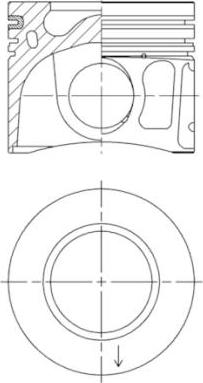 Kolbenschmidt 41765600 - Поршень parts5.com